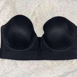 Annette Women's Longline Strapless Balconette Bra Black Size 38C